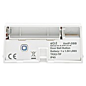 Homematic IP Klingeltaster (Weiß, 9,3 x 12,2 x 3,6 cm, Kunststoff) | BAUHAUS