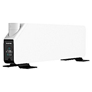 Rointe Convector digital portátil Giro Short (750 W - 1.500 W, 9 x 81 x 25 cm, Blanco/Negro)