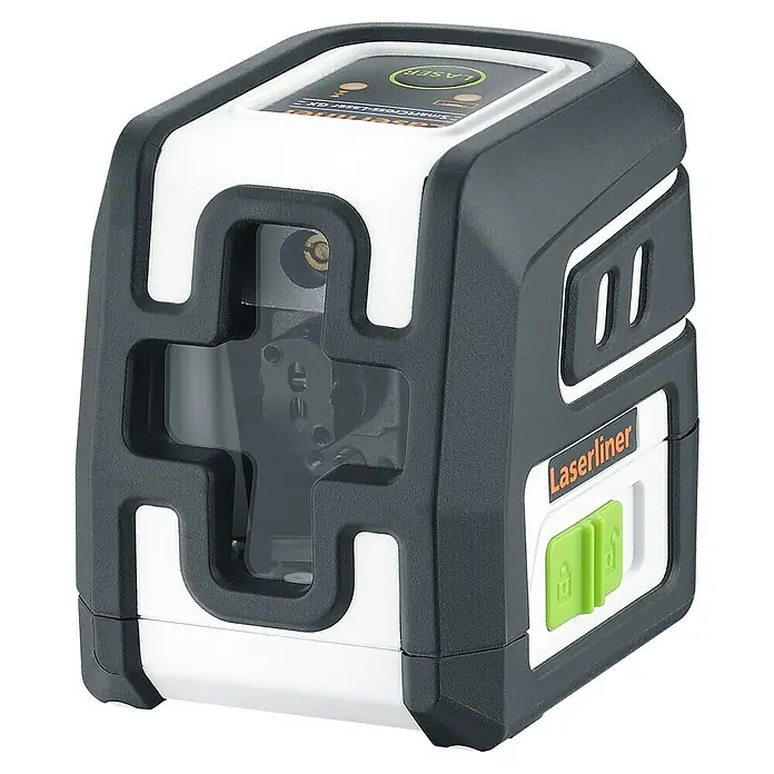 Laserliner Kreuzlinienlaser SmartCross-Laser GX Set - Max. Arbeitsbereich: 0 m - 40 m - Bild eines SmartCross-Laser GX von Laserliner, einem Kreuzlinienlaser für präzise Ausrichtung bei Bau- und Renovierungsarbeiten.