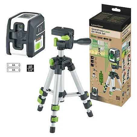 Laserliner  Kreuzlinienlaser SmartCross-Laser GX Work Set