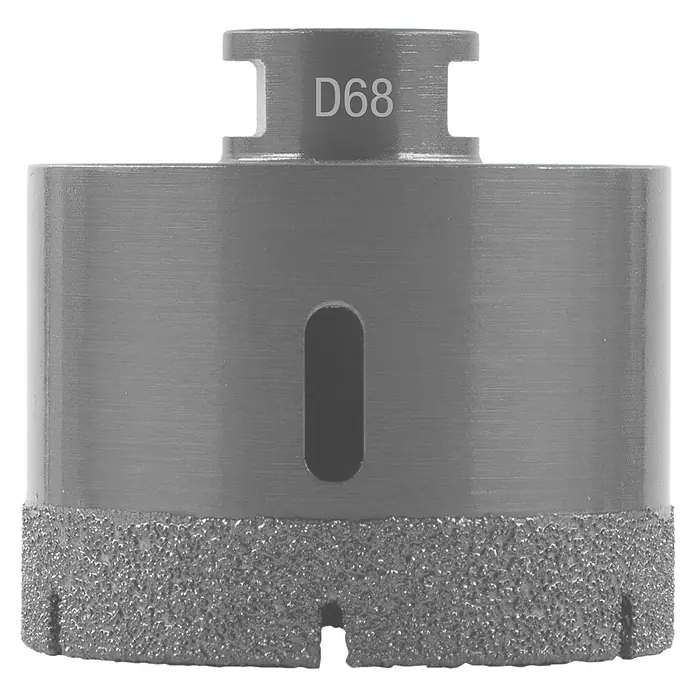 Nozar Diamant-Fliesenbohrer - Durchmesser: 68 mm, M 14 - Bohrkernschneider D68 mit Diamantbohrkrone für präzise Schnitte in Stein, Keramik und Fliesen. Ideal für Handwerker und Heimwerker.