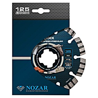Nozar Dijamantna rezna ploča Beton Speed (Promjer: 125 mm, 1 Kom.)