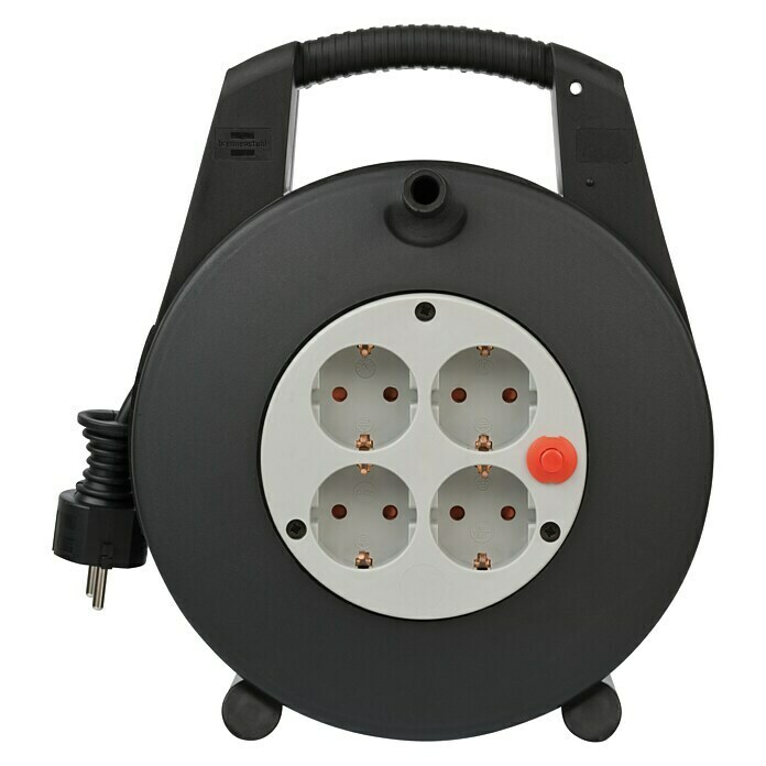 Brennenstuhl Kabelhaspel Vario Line (4 standen, 15 m, 16 A, Binnen)
