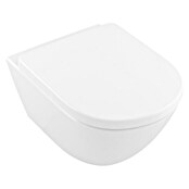 Villeroy & Boch Subway 2.0 Spülrandloses Wand-WC Comfort (Mit schmutzabweisender Glasur, Tiefspüler, Weiß)