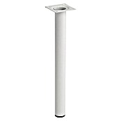 Pata para muebles (Ø x Al: 3 x 30 cm, Acero, Blanco, 1 ud.) | BAUHAUS