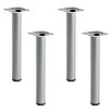 Pata para muebles (Ø x Al: 3 x 30 cm, Acero, Cromo, 1 ud.) | BAUHAUS