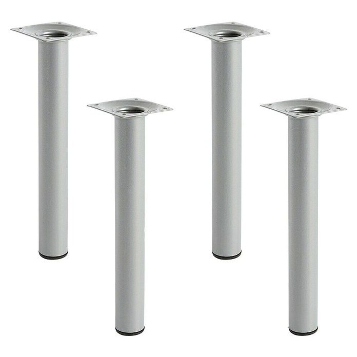 Pata para muebles (Ø x Al: 3 x 30 cm, Acero, Cromo, 1 ud.) | BAUHAUS