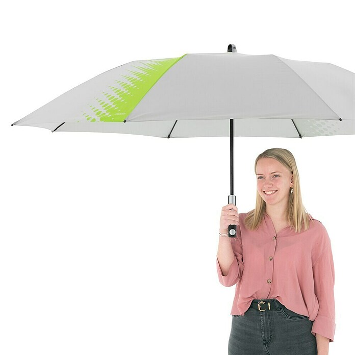 Doppler Expert Strandschirm Manual Muli (Hellgrau/Grün, Durchmesser Bespannung: 160 cm) | BAUHAUS