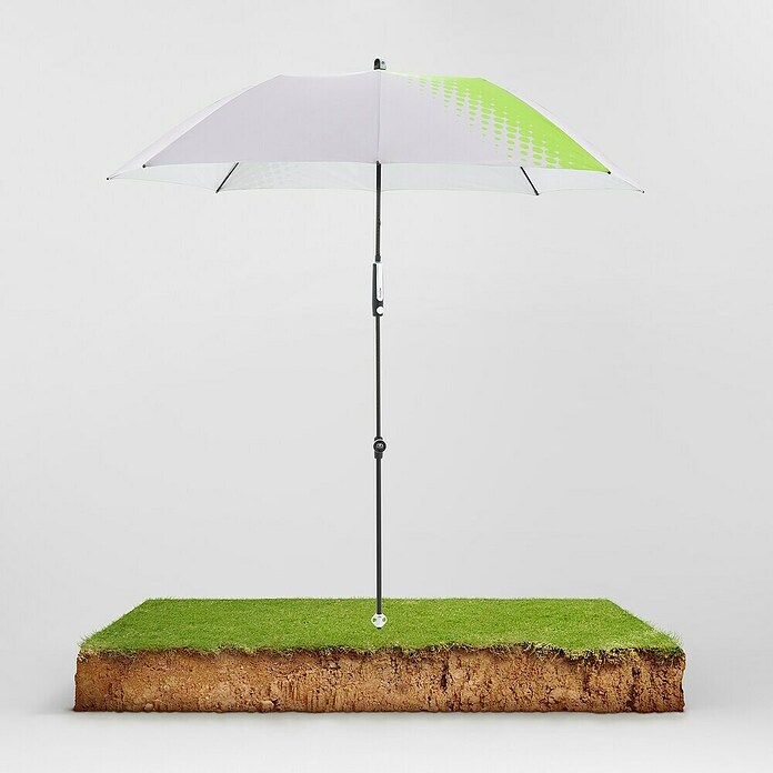 Doppler Expert Strandschirm Manual Muli (Hellgrau/Grün, Durchmesser Bespannung: 160 cm) | BAUHAUS