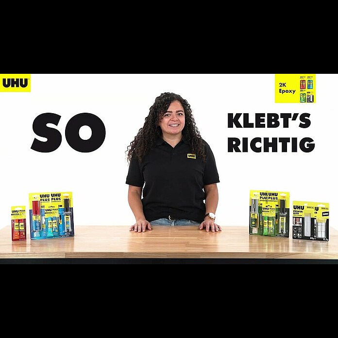 UHU 2-Komponenten-Kleber 2K-Epoxidharzkleber plus sofortfest (35 g, Lösemittelfrei) | BAUHAUS