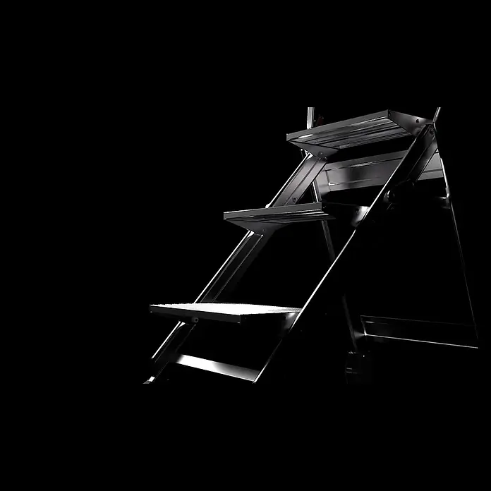 Little Giant Klapptritt Jumbo Step 2 Stufen - Anzahl Tritte: 2 Stk., Arbeitshöhe: 244 cm, Belastbarkeit: 150 kg, Aluminium - Jumbo Step | Little Giant Ladder Systems