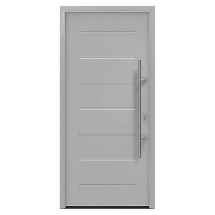 Hörmann EcoStar Haustür ISOPRO IP 015 (110 x 210 cm, DIN Anschlag: Rechts, Weißaluminium) | BAUHAUS