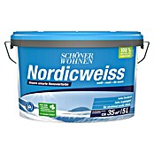 SCHÖNER WOHNEN-Farbe Wandfarbe Nordicweiß (Weiß, Matt, 5 l, Konservierungsmittelfrei) | BAUHAUS