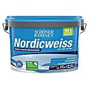 SCHÖNER WOHNEN-Farbe Wandfarbe Nordicweiß (Weiß, Matt, 2,5 l, Konservierungsmittelfrei) | BAUHAUS