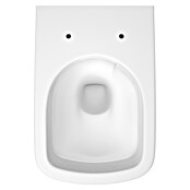 Camargue New York Square Wand-WC-Set (Spülrandlos, Ohne Spezialglasur, Spülform: Tief, WC Abgang: Waagerecht, Weiß) | BAUHAUS