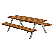 Kinder-Picknicktisch Alpha Junior (Teak, 177 x 118 x 57 cm) | BAUHAUS