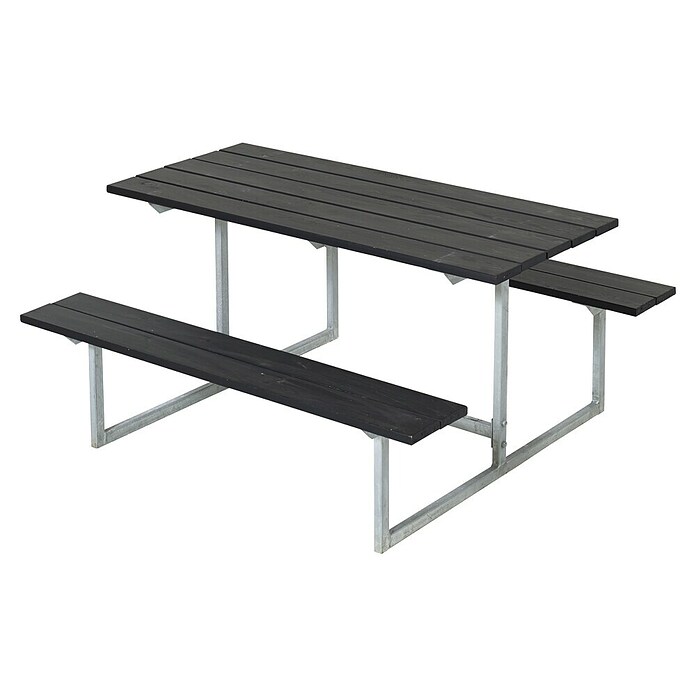 Kinder-Picknicktisch Basic (L x B x H: 110 x 125 x 57 cm, Schwarz, ohne Sitzlehne) | BAUHAUS