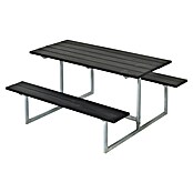 Kinder-Picknicktisch Basic (L x B x H: 110 x 125 x 57 cm, Schwarz, ohne Sitzlehne) | BAUHAUS