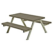Kinder-Picknicktisch Alpha Junior (Graubraun, 118 x 118 x 57 cm) | BAUHAUS