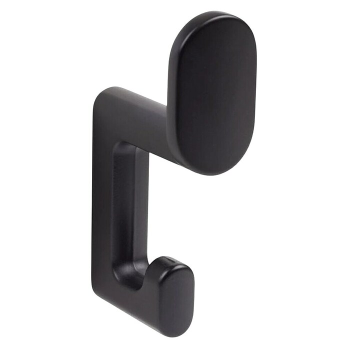 Walteco Garderobna kuka Kloter  (D x Š x V: 75 x 20,5 x 41 mm, Crna) | BAUHAUS