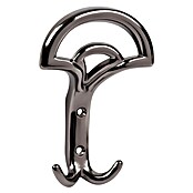 Walteco Garderobna kuka Bolero  (D x Š x V: 145 x 97 x 52 mm, Broj kuka: 2 Kom., Crna) | BAUHAUS