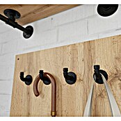 Walteco Garderobna kuka Rustic  (Promjer: 54 mm, Crna) | BAUHAUS
