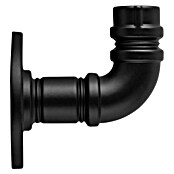 Walteco Garderobna kuka Rustic  (Promjer: 54 mm, Crna) | BAUHAUS