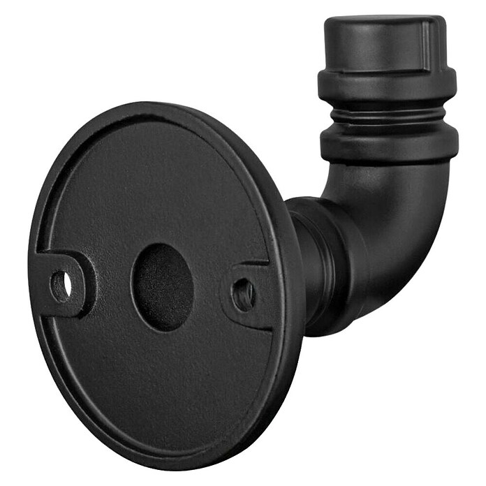 Walteco Garderobna kuka Rustic  (Promjer: 54 mm, Crna) | BAUHAUS