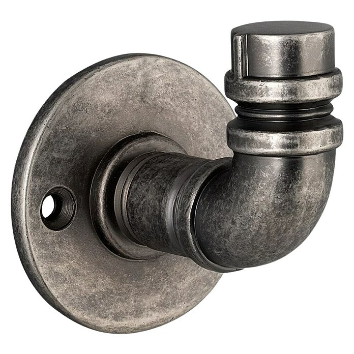 Walteco Garderobna kuka Rustic  (Promjer: 54 mm, Srebrna) | BAUHAUS