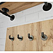 Walteco Garderobna kuka Rustic  (Promjer: 54 mm, Srebrna) | BAUHAUS