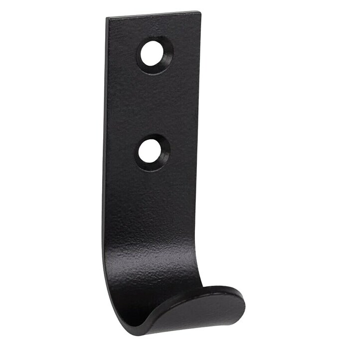 Walteco Garderobna kuka A1  (D x Š x V: 60 x 20,2 x 30,5 mm, Crna) | BAUHAUS