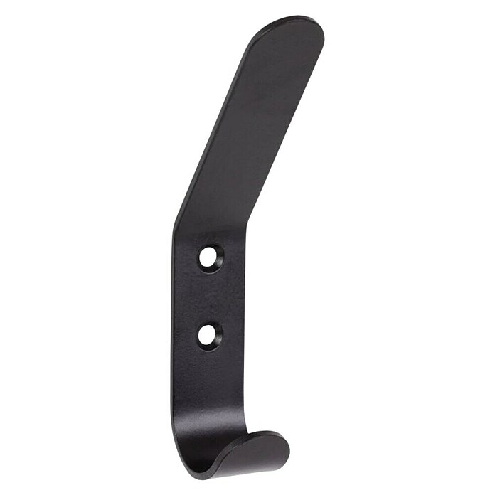 Walteco Garderobna kuka A2  (D x Š x V: 119 x 20,2 x 45 mm, Crna) | BAUHAUS