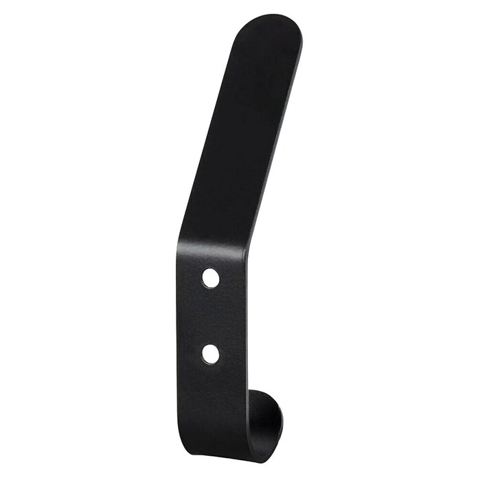 Walteco Garderobna kuka A2  (D x Š x V: 119 x 20,2 x 45 mm, Crna) | BAUHAUS