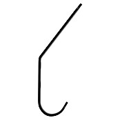 Walteco Garderobna kuka A2  (D x Š x V: 119 x 20,2 x 45 mm, Crna) | BAUHAUS