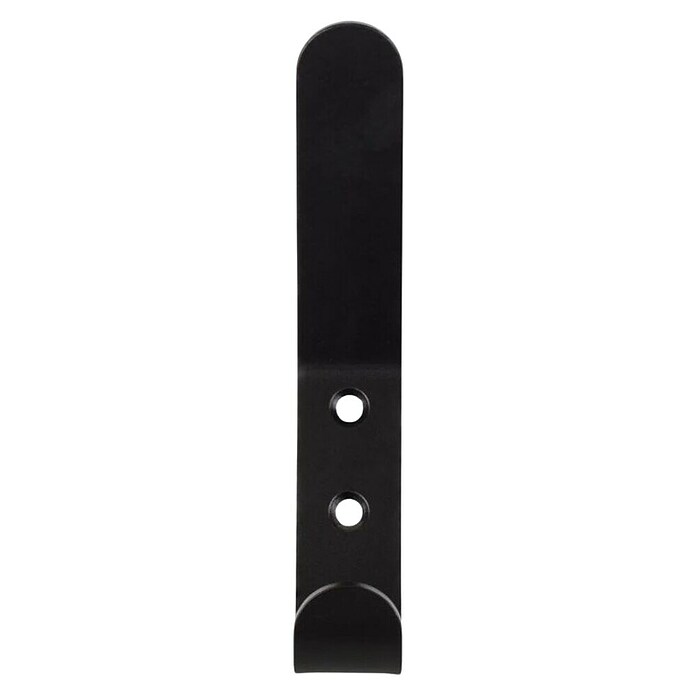 Walteco Garderobna kuka A2  (D x Š x V: 119 x 20,2 x 45 mm, Crna) | BAUHAUS