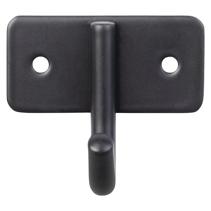 Walteco Garderobna kuka  (D x Š x V: 53 x 60 x 44 mm, Crna) | BAUHAUS