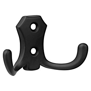 Walteco Garderobna kljuka Romana II (Do x Š x V: 77 x 47 x 30 mm, Število kaveljčkov: 2 kos)