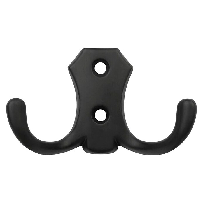 Walteco Garderobna kljuka Romana II  (Do x Š x V: 77 x 47 x 30 mm, Število kaveljčkov: 2 kos) | Kljuke za obešanje | Oprema za garderobe | Pohištvo | Dekoracija stanovanja | Izdelki | BAUHAUS