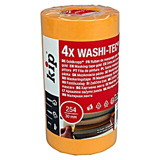 Kip Maler-Kreppband Goldkrepp Washi-Tec 254 (30 m x 30 mm)