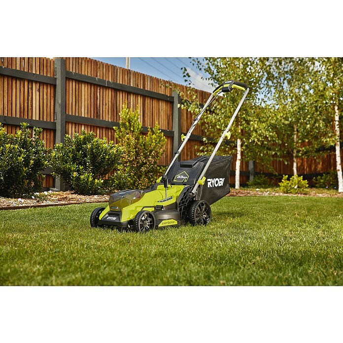 Ryobi ONE+HP Akku-Rasenmäher RY18LMX33A-0 (18 V, Ohne Akku, Schnittbreite: 33 cm) | BAUHAUS