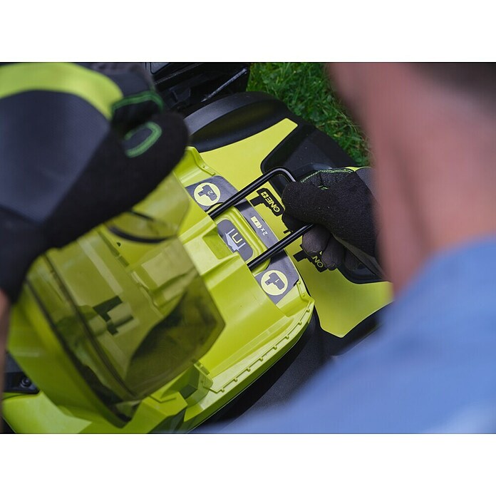 Ryobi ONE+ Akku-Rasenmäher RY18LMX46A-0 (18 V, Ohne Akku, 5 Ah, Schnittbreite: 46 cm) | BAUHAUS