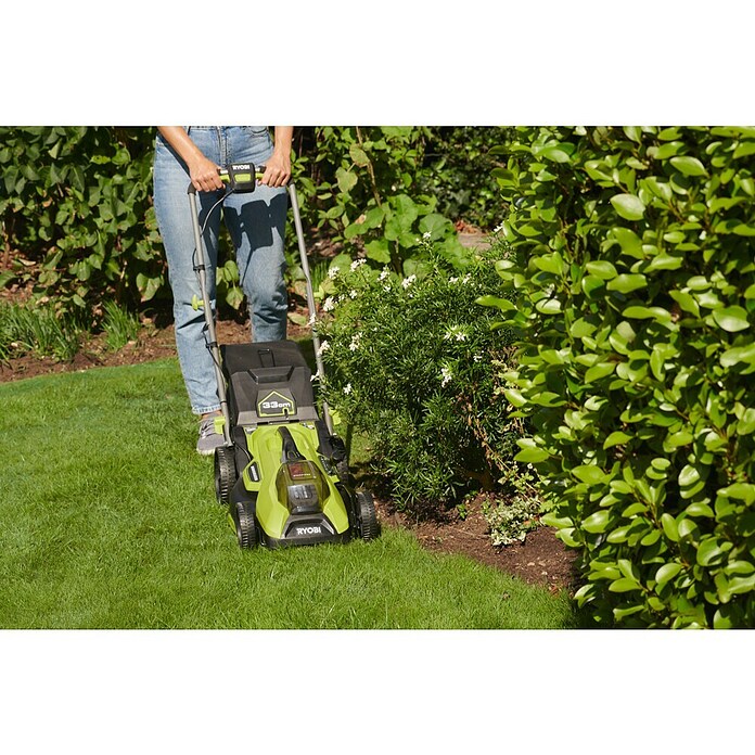 Ryobi ONE+HP Akku-Rasenmäher RY18LMX33A-0 (18 V, Ohne Akku, Schnittbreite: 33 cm) | BAUHAUS