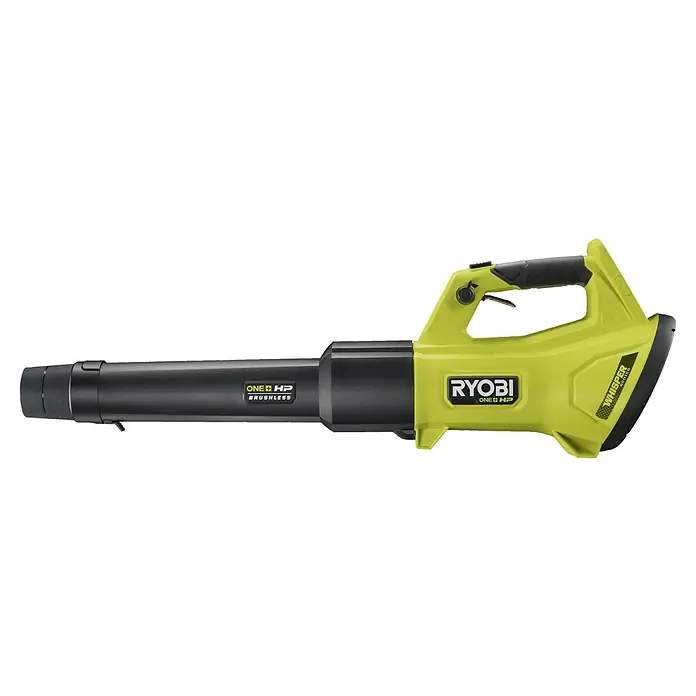 Ryobi ONE+HP Akku-Laubbläser RY18BLXD-0 Whisper - Ohne Akku, Blasgeschwindigkeit: 200 km/h, Blasleistung: 12,75 m³/min - Die Ryobi ONE+ HP Akku-Laubbläser bietet kabellose Freiheit mit hoher Leistung und ist Teil der Whisper-Serie für leisen Betrieb.