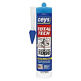 Ceys Adhesivo y sellador Total Tech (Azul claro, 290 ml)