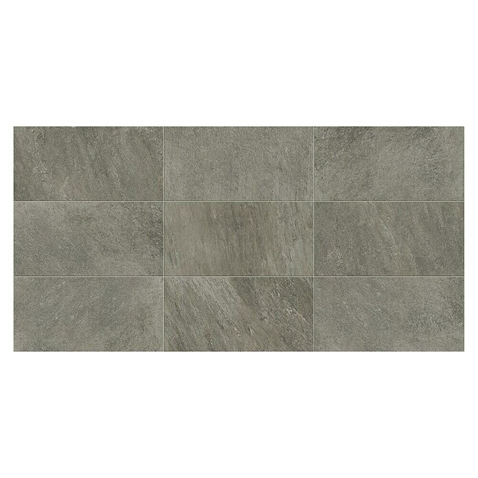 Feinsteinzeugfliese Regent Grey (30 x 60 cm, Grau, Unglasiert)