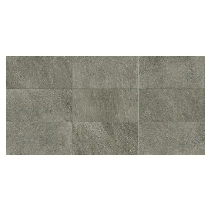 Atlas Concorde Solution Regent Feinsteinzeugfliese Grey - 30 x 60 cm, Grau, Matt - Graue Fliesen im Format 3x3 mit Steinmuster für ein modernes und stilvolles Interieur. Perfekt für Boden- oder Wandbeläge.