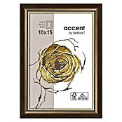 Nielsen Bilderrahmen Ascot (Dunkelbraun/Gold, 10 x 15 cm, Holz)