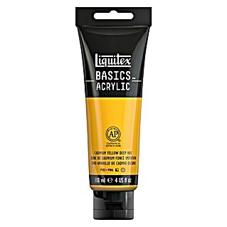 Liquitex Basics Acrylverf (Cadmium Yellow Deep Hue, 118 ml)