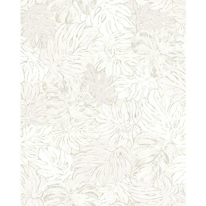 Marburg Casual Vliestapete (Greige, Floral, 10,05 x 0,53 m)