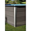 Gre Avantgarde Piscina de WPC + LED (L x An x Al: 524 x 386 x 124 cm, 16.210 l, Gris oscuro) | BAUHAUS
